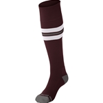 maroon/ white/ grey