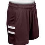 maroon/white