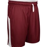 maroon/white