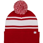 scarlet/white