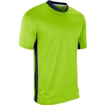 neon green/navy/white