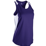 purple/white