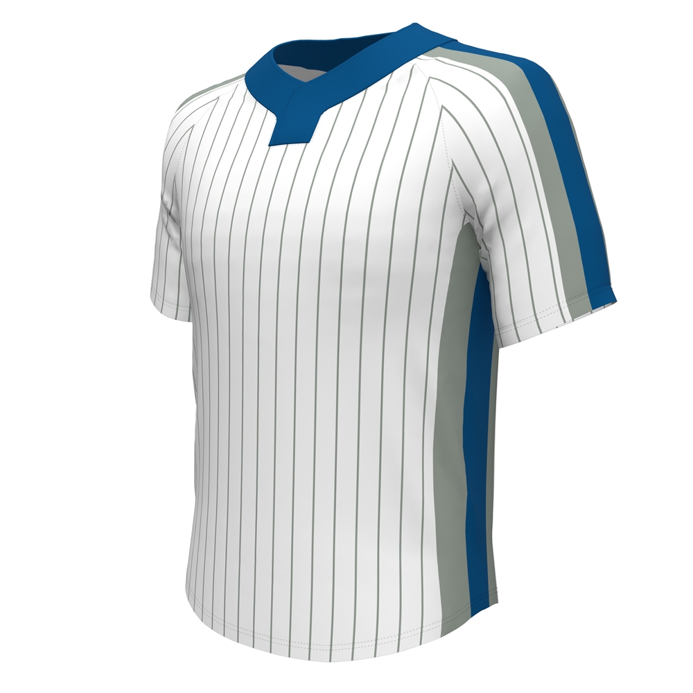 Juice Two-Button Pro-Neck Jersey w/Mesh Short Sleeves