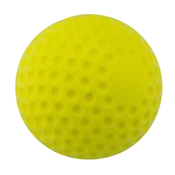 Optic Yellow - Dimple Molded Baseball