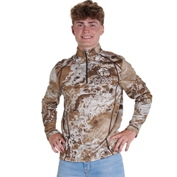 Juice 1/4 Zip Long Sleeve Pullover with RealTree® Pattern (A,Y)