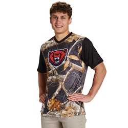 Juice V-Neck Short Sleeve T-Shirt with RealTree® Pattern (A,Y)