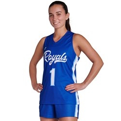 Juice Full Racerback Sleeveless Fitted Jersey (WOMENS,GIRLS)