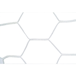 Braided Soccer Goal Net 4.0mm Hexagon Pattern (White Only)