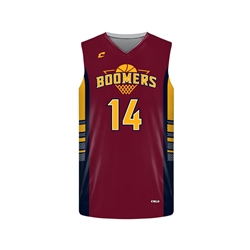 Splash Basketball V-Neck Jersey; Z-Cloth